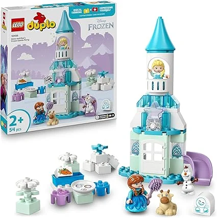 LEGO DUPLO Disney Anna and Elsa’s Frozen Castle Party 10455 – 54 Pieces – Ages 2+