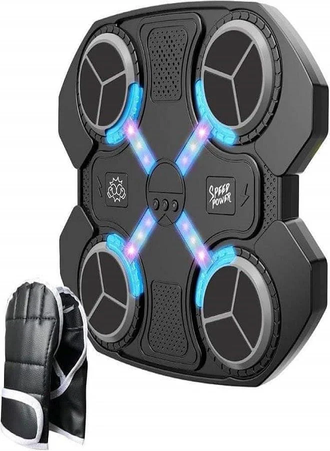 Generic Electronic Music Boxing Machine 25 x 30 cm with Gloves
