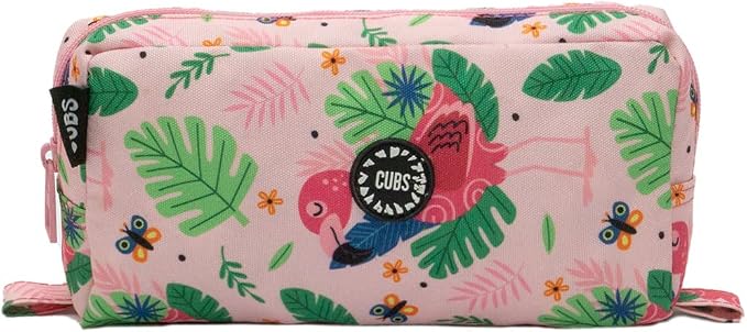 CUBS Baby Flamingo School Pencil Case for Kids