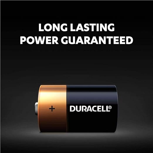 Duracell D Alkaline Batteries 1.5V – 2 Pack Long-Lasting Power