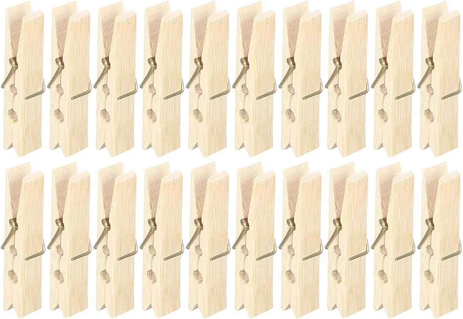 Wooden Clips Set – 20 Pieces