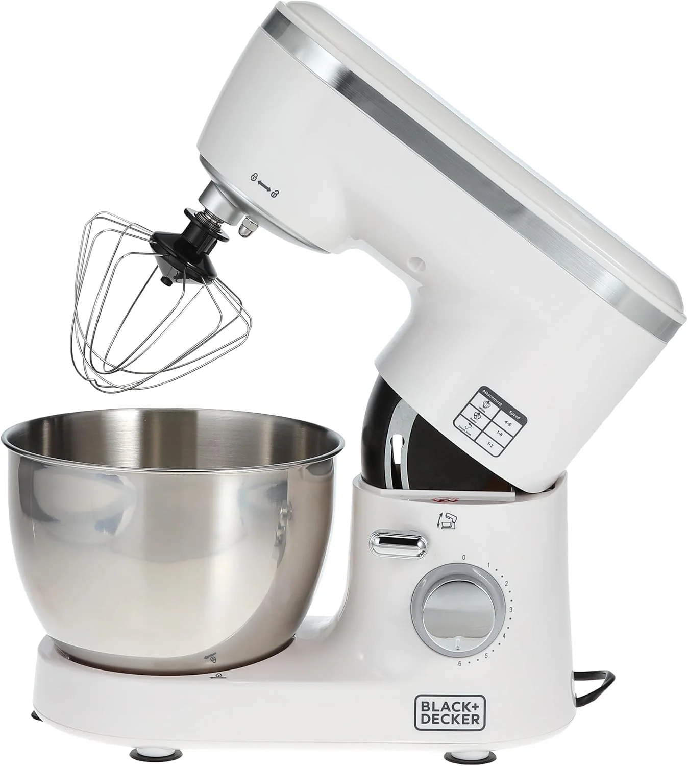 BLACK+DECKER 4L Stand Mixer with Removable Bowl