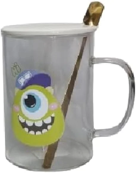 Flamer Disney Glass Cup with Spoon