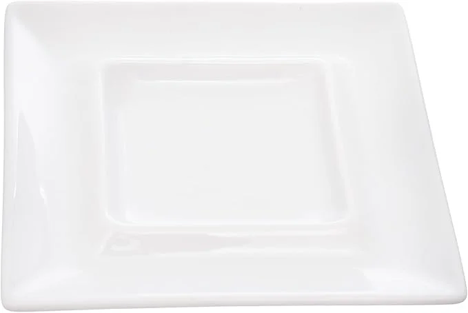 Tunisie Porcelaine Moonscape Square Porcelain Plate 13 cm