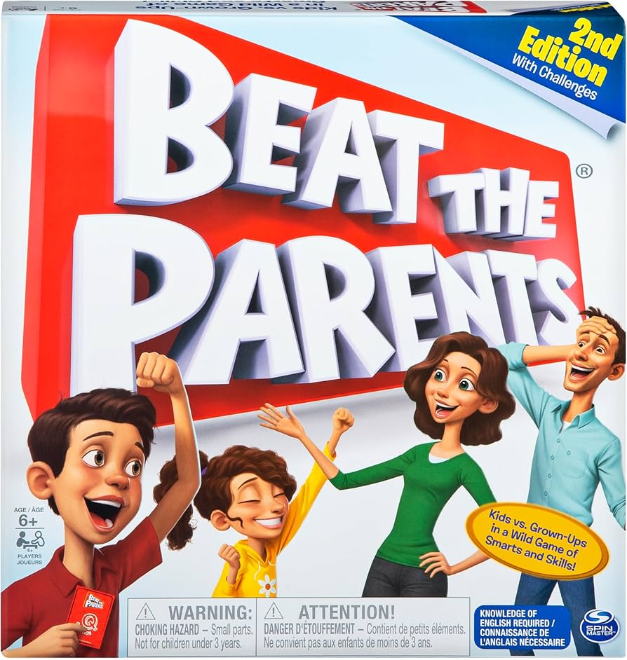 Spin Master Beat the Parents Family Board Game