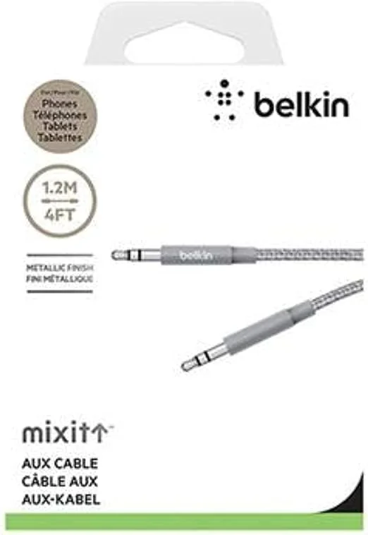 كابل صوت AUX مضفر من Belkin