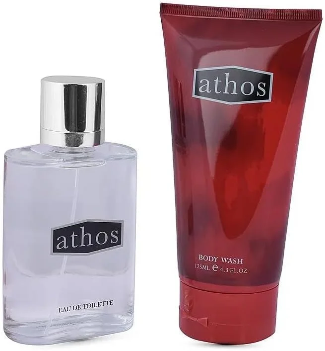 Title Laurelle Athos Fragrance Set for Men – 100ml Eau de Toilette with 125ml Body Wash