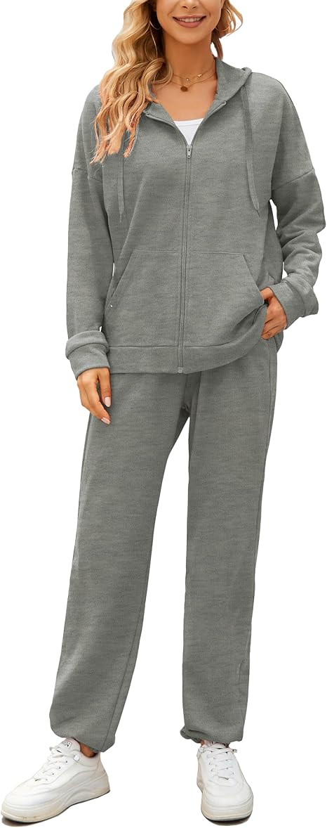 AUXDIO Women's 2-Piece Tracksuit Set