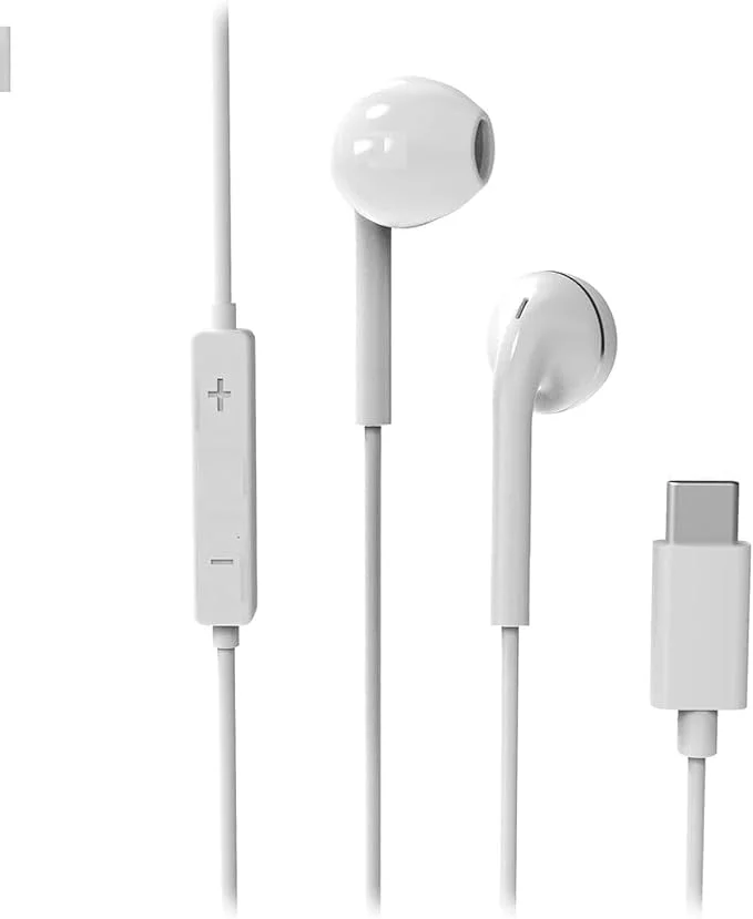 Generic Earbuds with Microphone & Volume Control with iPhone 15