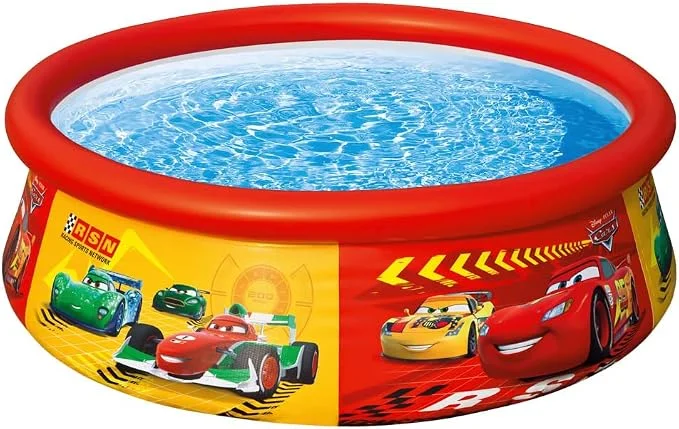 INTEX Cars Easy Set Inflatable Kids Swimming Pool (183x51 cm)