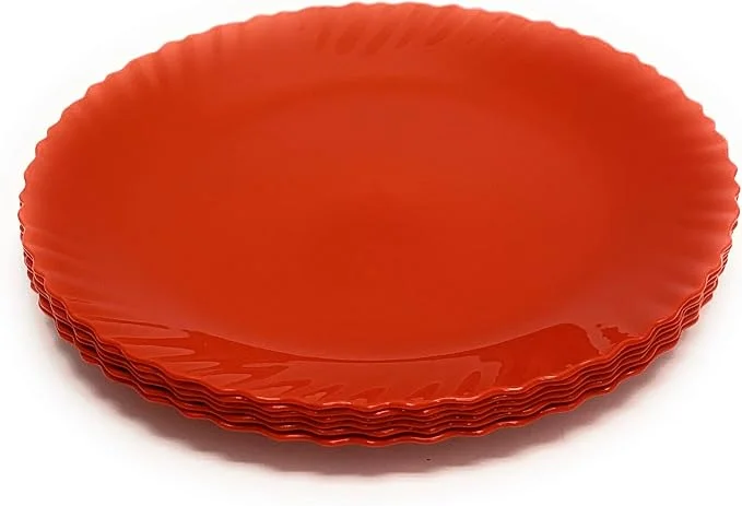 Mintra Flat Dinner Plates Set – 6 Pieces