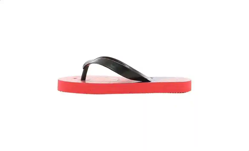 Leomil Boys Spiderman Print Flip Flops Red and Black