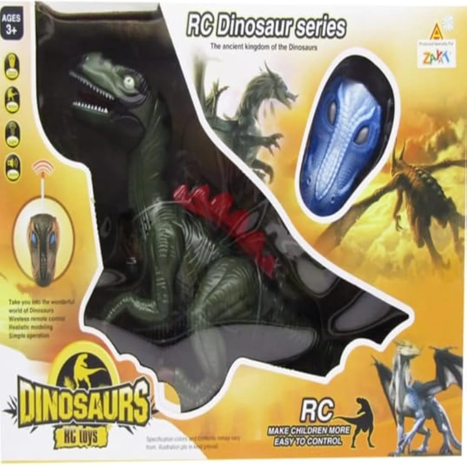 Generic Remote Control Dinosaur Toy for Kids