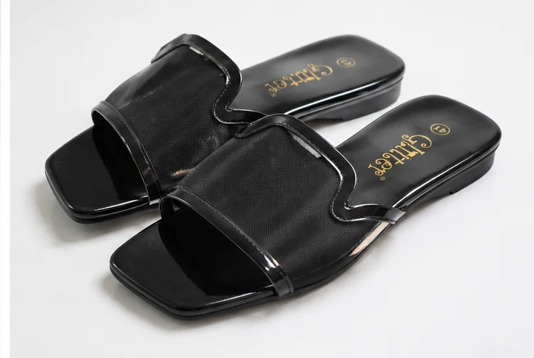Glitter Women Flat Slides