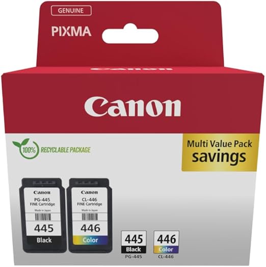 خرطوشة حبر من Canon- PG-445 BK/CL-446