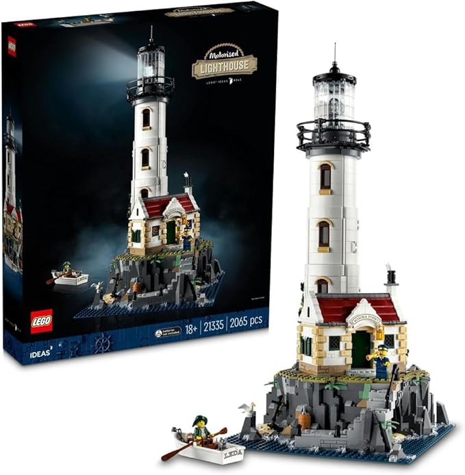 LEGO Motorized Lighthouse Building Set 21335 - damage box