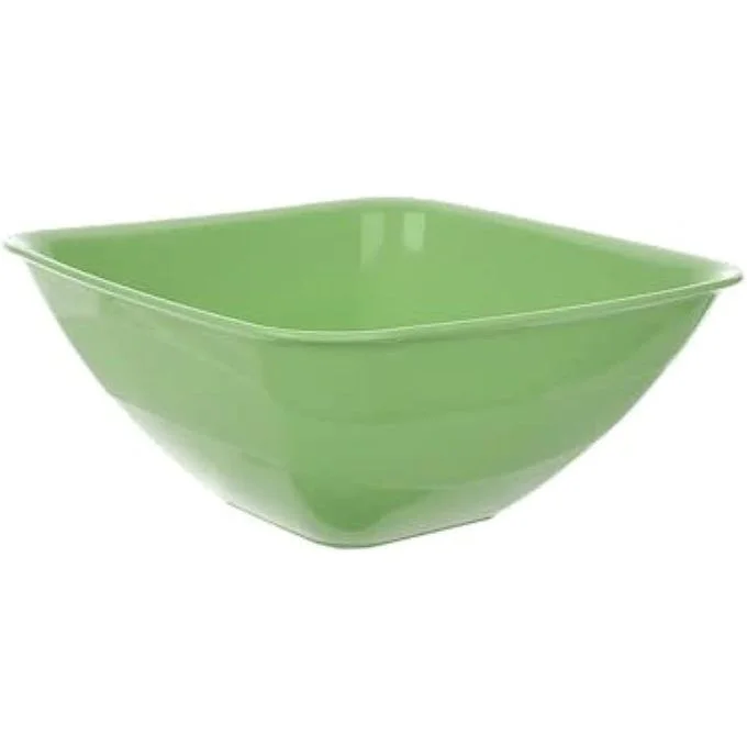 Titiz Square Plastic Bowl – 2000 ml, BPA Free, Dishwasher Safe