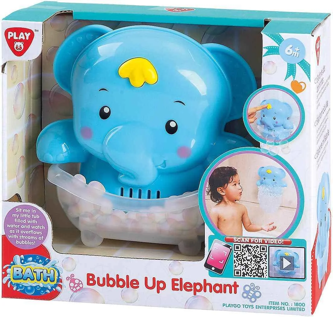 PlayGo Elephant Bubble Up Bath Toy for Baby