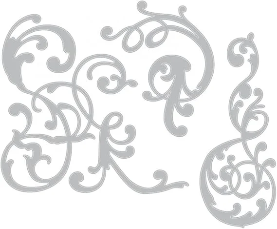 Sizzix Thinlits Die Set 3PK Adorned – One Size