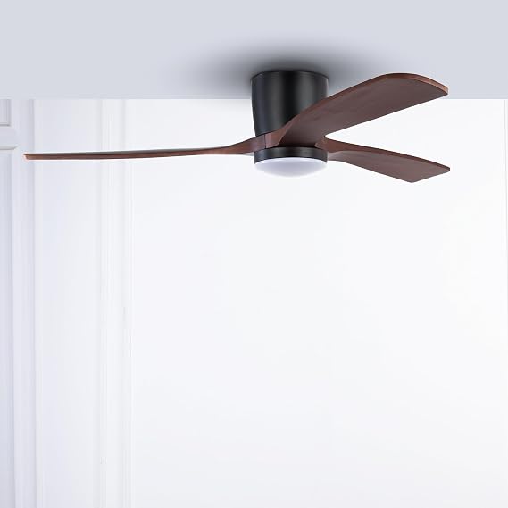 Dwego 54-Inch Ceiling Fan – Brown/Black