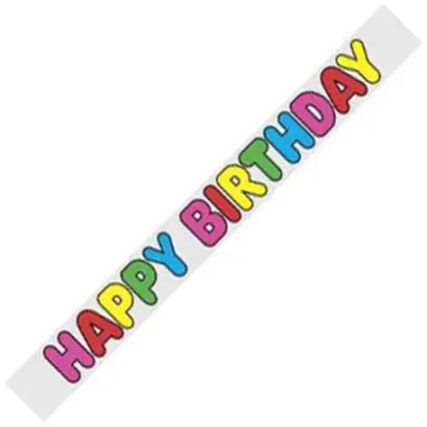 PARTY Happy Birthday Banner Set
