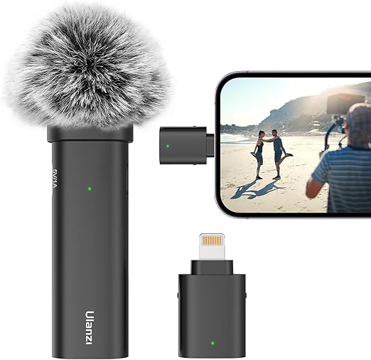 Ulanzi Wireless Lavalier Microphone for iPhone