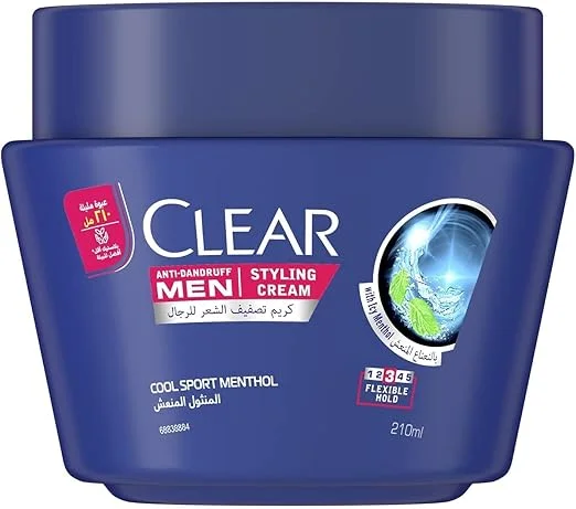 كريم تصفيف شعر رجالي Cool Sport 210 مل من Clear
