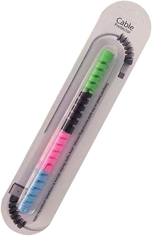 Spiral Cable Protector Set for Charger Cords4-Color