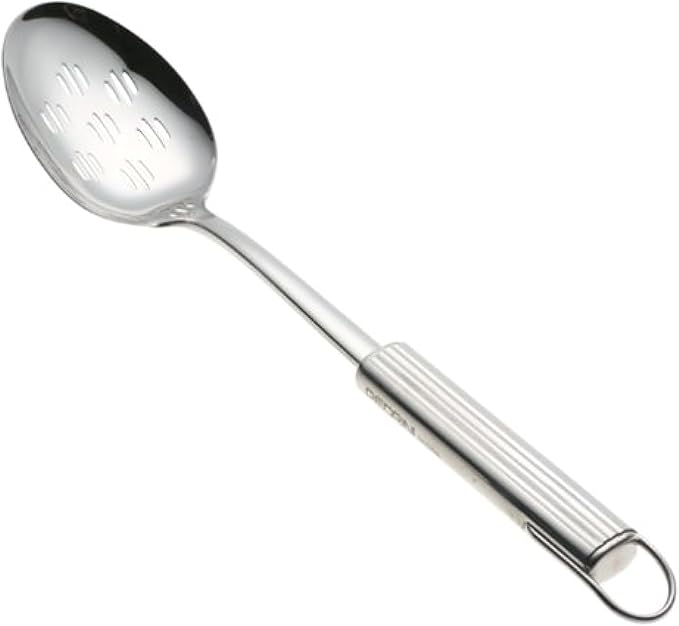 Pedrini Stainless Steel Slotted Serving Spoon
