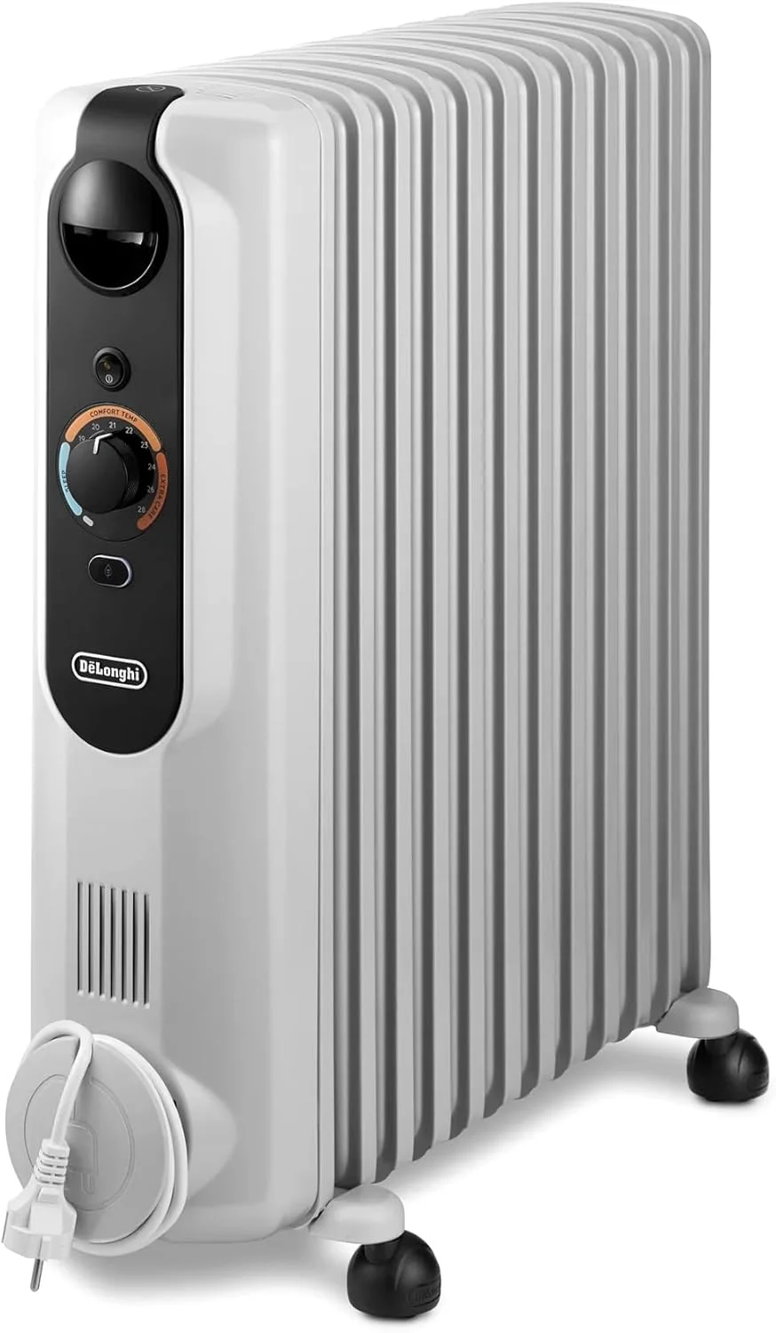 De'Longhi TRRSE1225 2500W Oil Filled Radiator Heater – 12 Fins – Damaged Box & Light Scratches