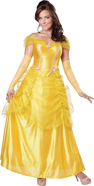 California Costumes Women’s Princess Costume Long Dress Yellow