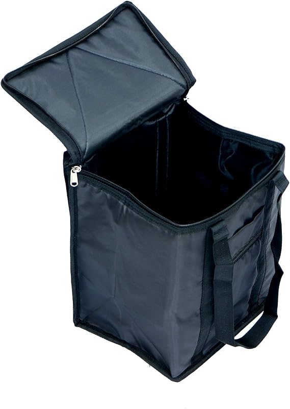 Kuber Industries Large Parachute Lunch Bag (Black)