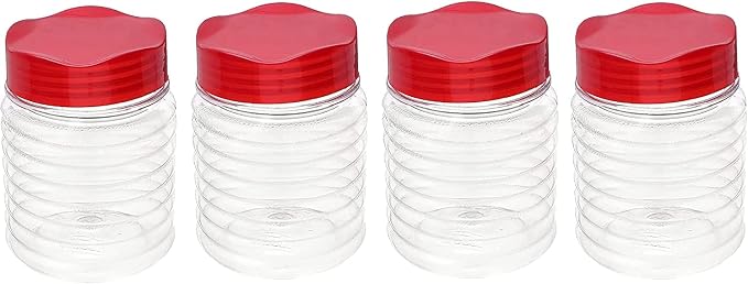 Winnerplast Plastic Spice Jar Set – 4 Pieces