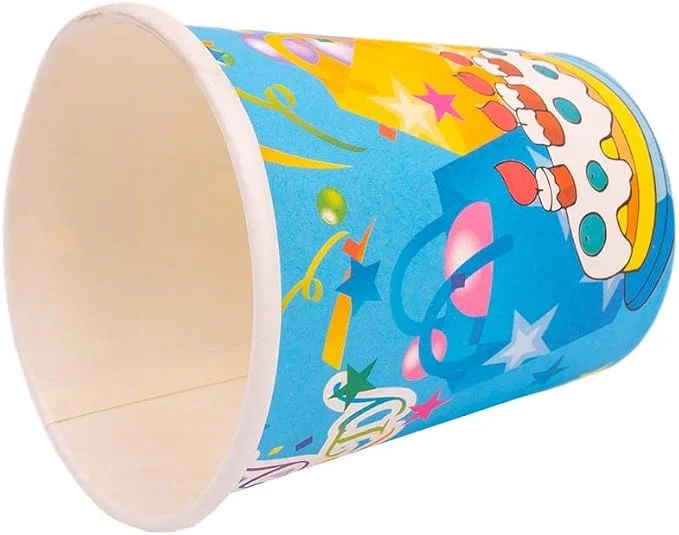 Printed Birthday Party Paper Cups – Pack of 10
