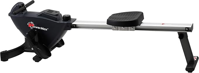 PowerMax Fitness Rowing Machine with Digital Display