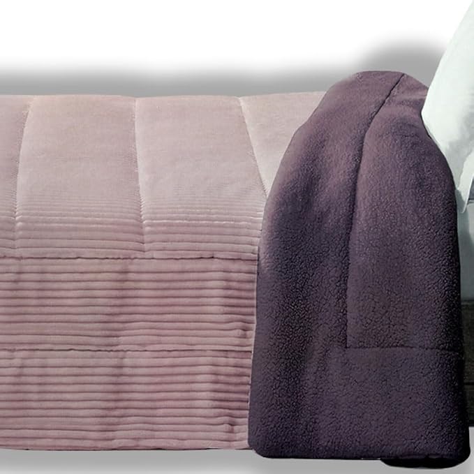 Family Bed 2-Piece Fur Comforter Se-1.60x 2.40
