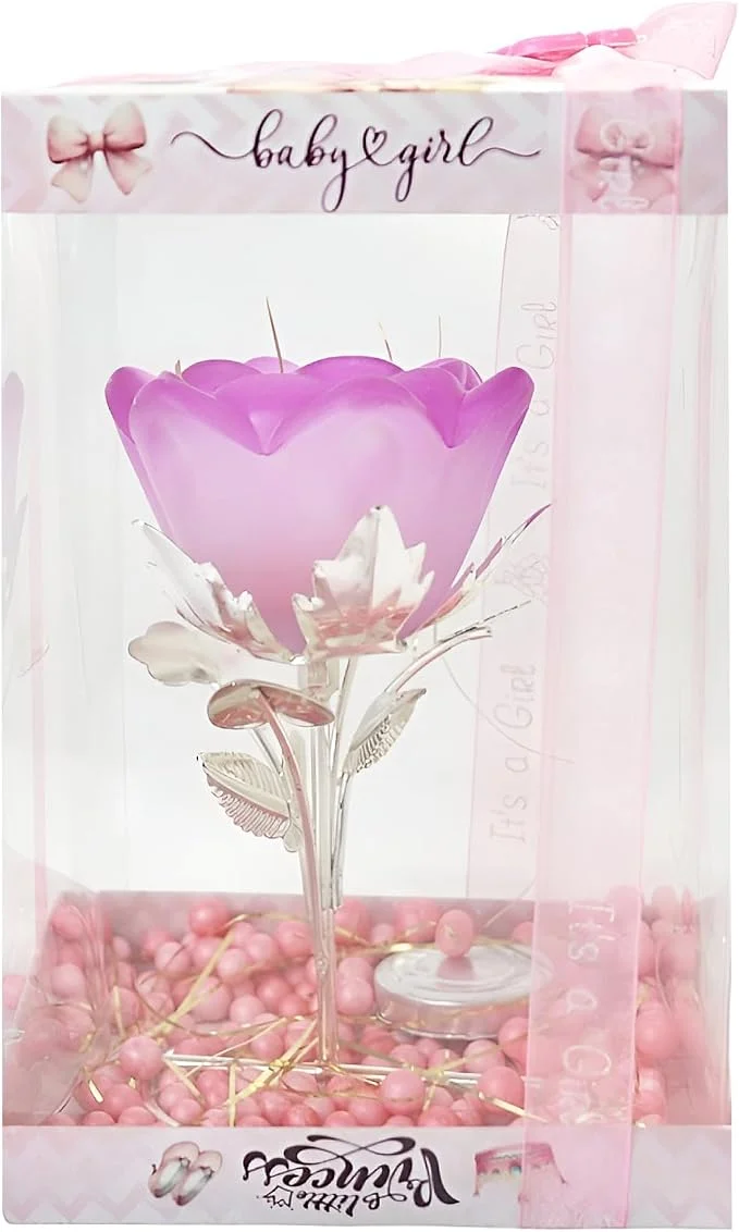Baby Shower Gift Set Shaped Candle for Girls