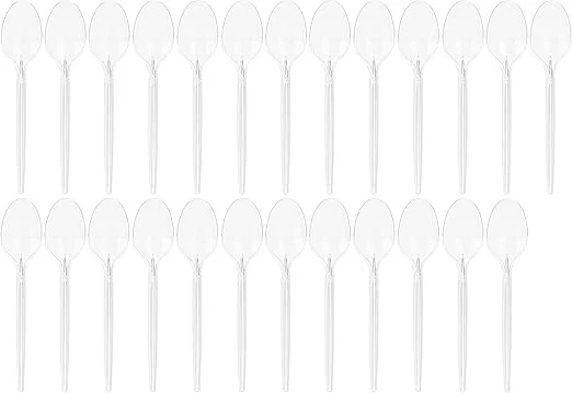 Al-Fath Disposable Plastic Spoons Pack – 25 Pieces