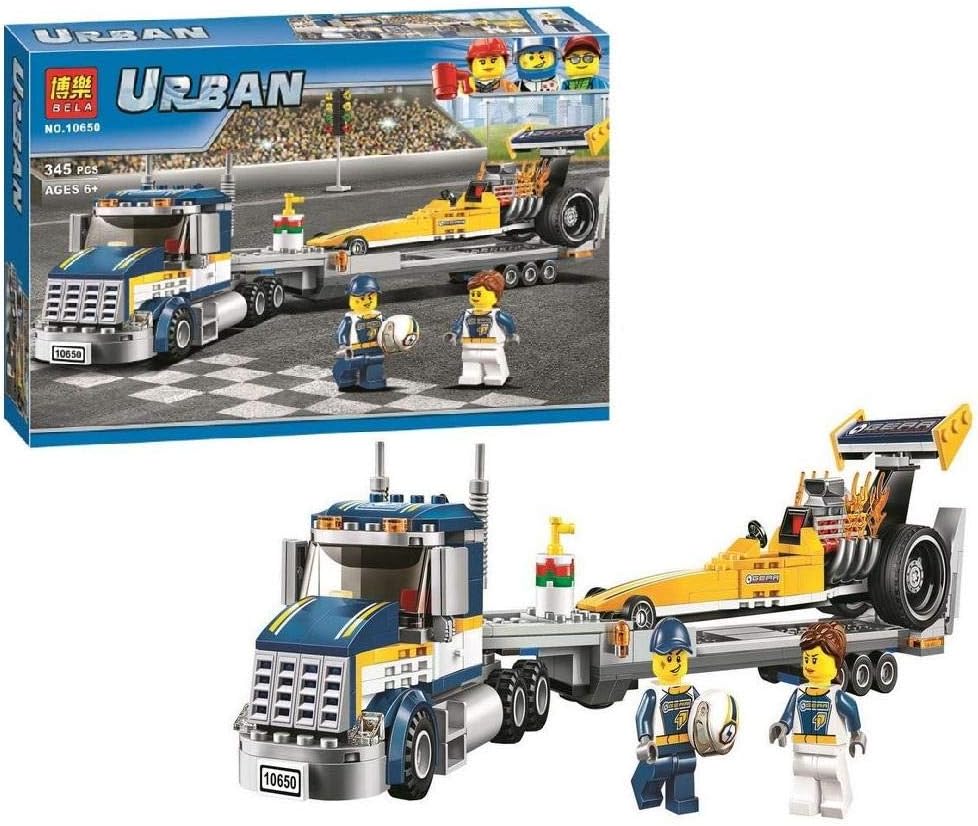 Car Transporter Dragster Truck Adventure Set for Kids