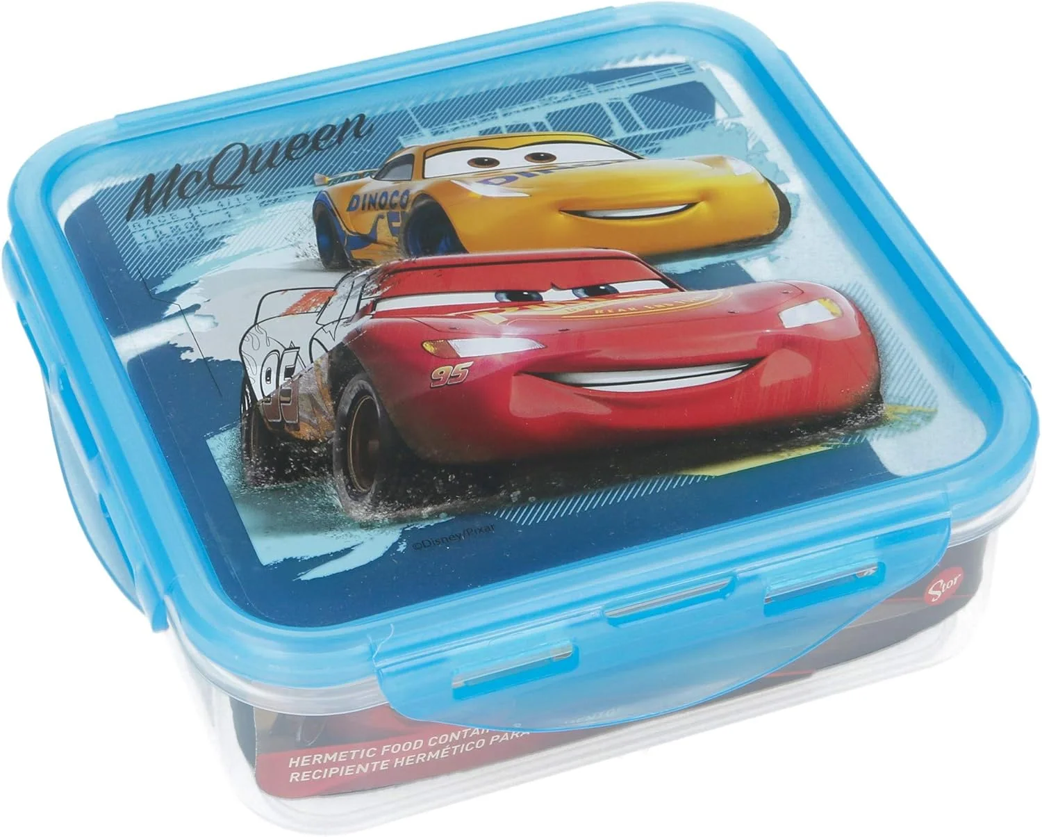 Stor Square Food Container 750 ML – Cars