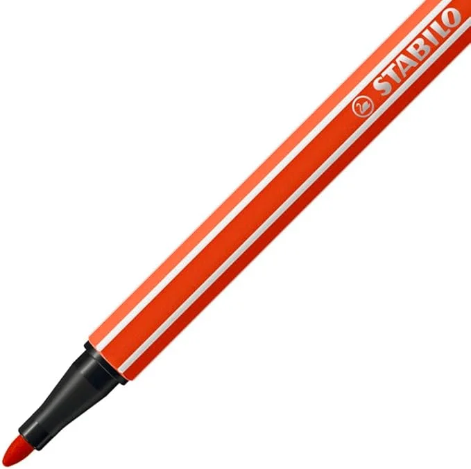 Stabilo Felt Tip Pen Set Light Red