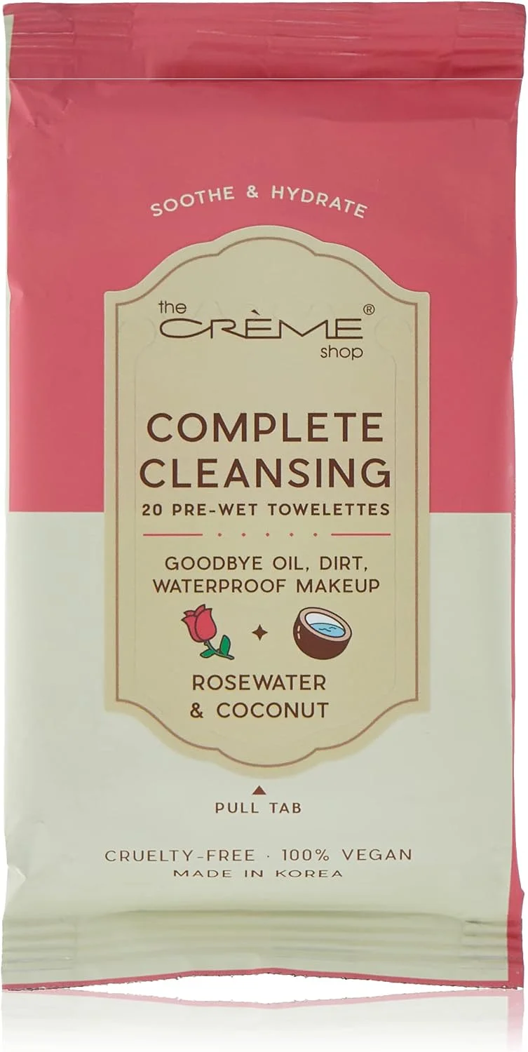 The Crème Shop Cleansing Wipes 20 Count