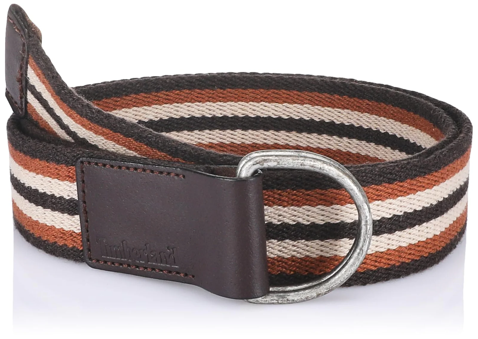 Timberland Men's Canvas Striped Belt Multi Color