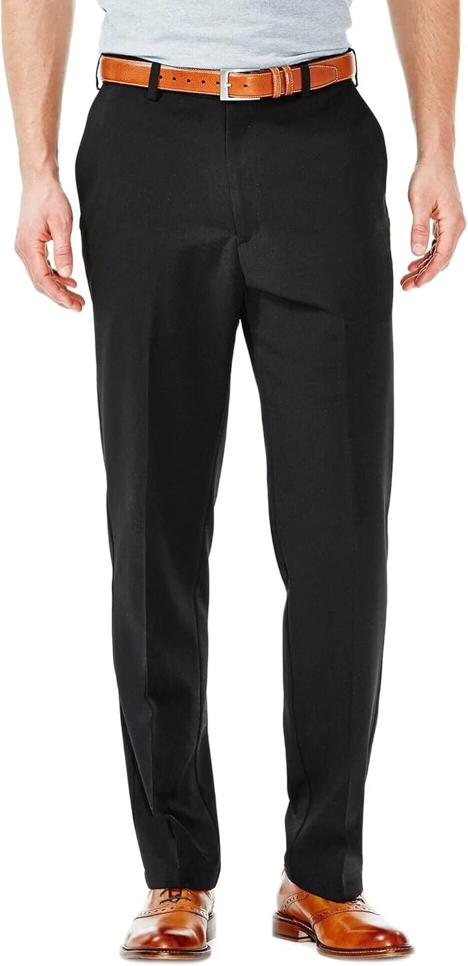 Haggar Men's Expandable Waist Dress Pants