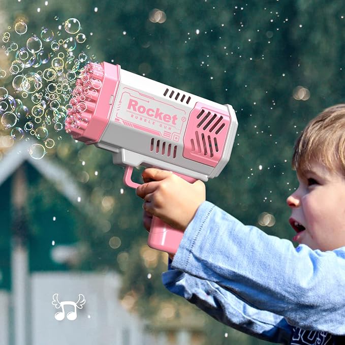 Kids Bubble Gun with 40 Bubble Holes