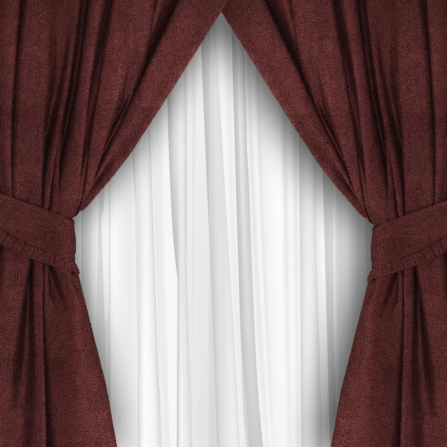 Naguib Selim Double Curtain for Living Room & Bedroom