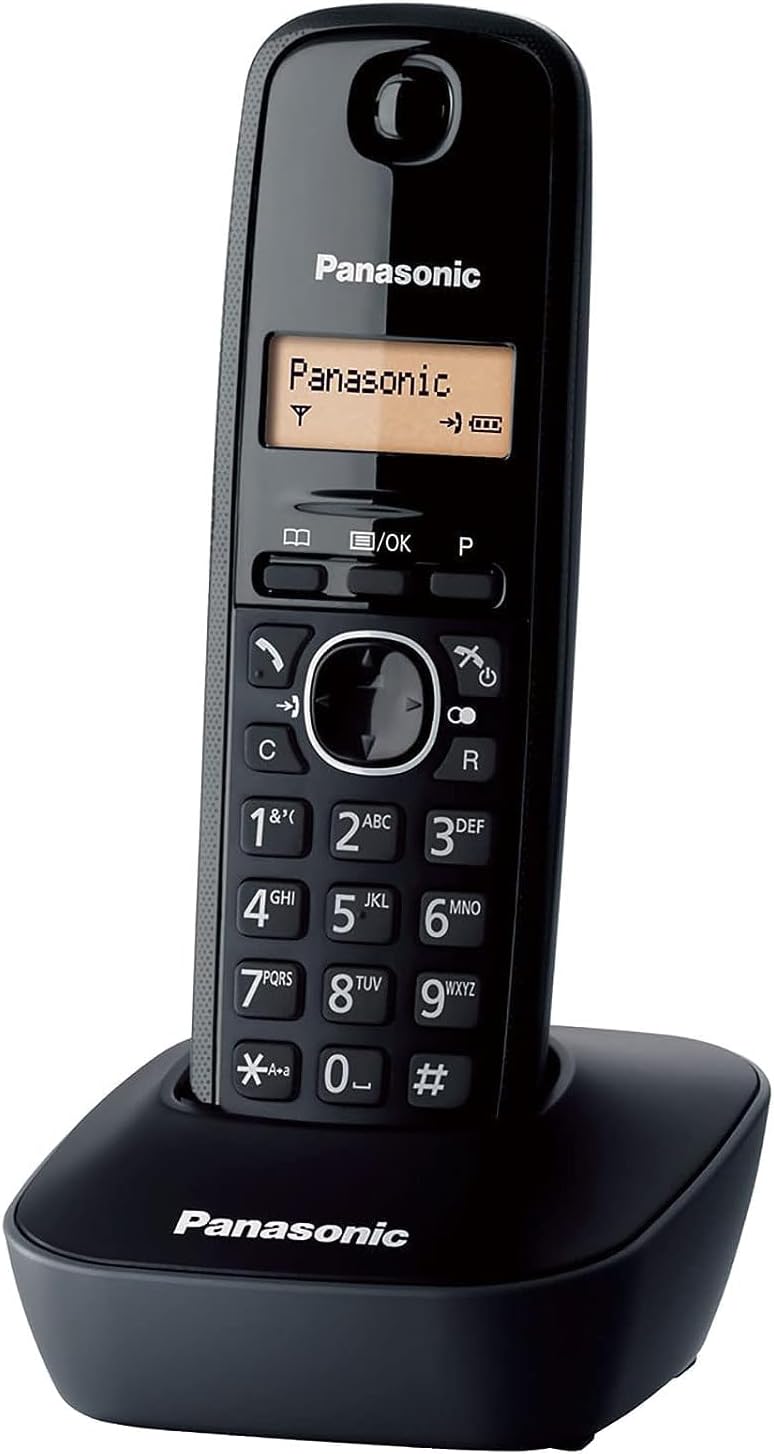 تليفون لاسلكي بسماعة واحدة من  Panasonic - العلبة تالفة
