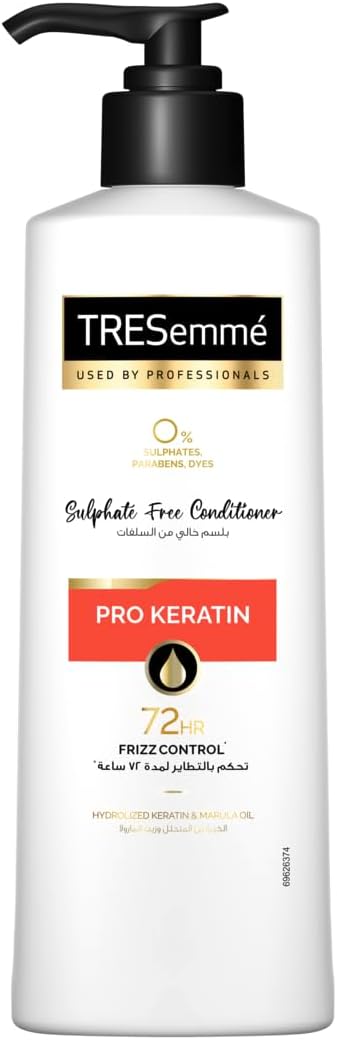 TRESemmé Pro Keratin Conditioner with Hydrolyzed Keratin & Marula Oil, 250ml