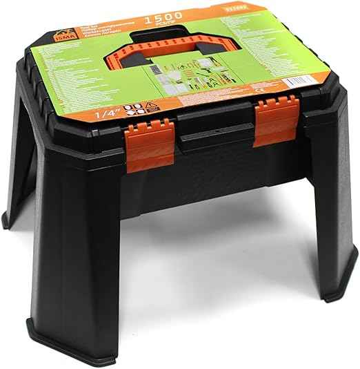ISMA 1500-Piece Comprehensive Tool Set for Maintenance and Workshops, Repair and Installation Tools Kit with Storage Bag