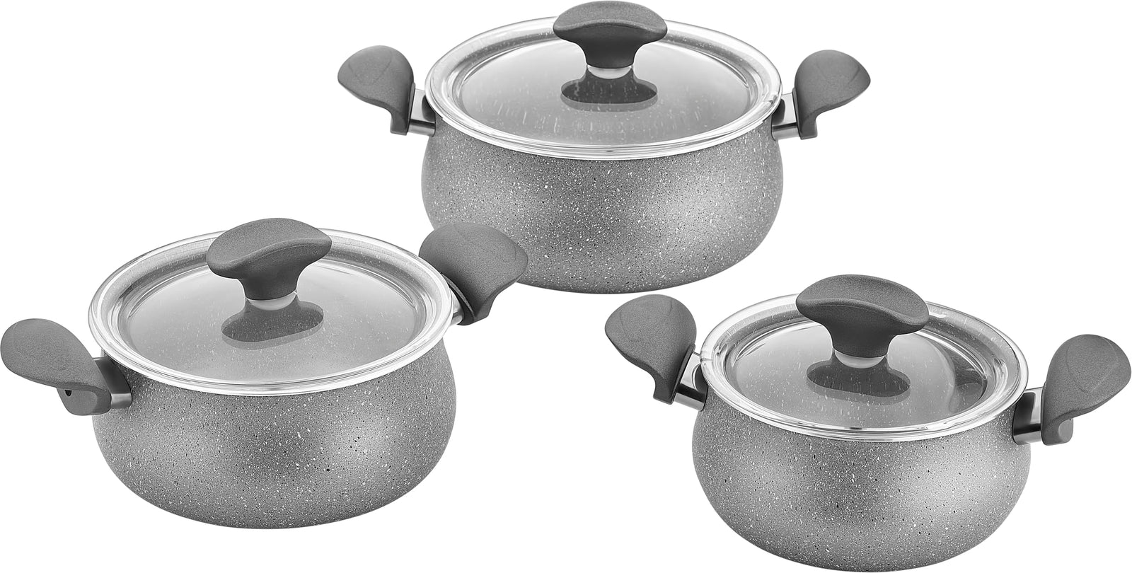 Papilla Belly Shape Cookware Set Sie 14/16/18 cm